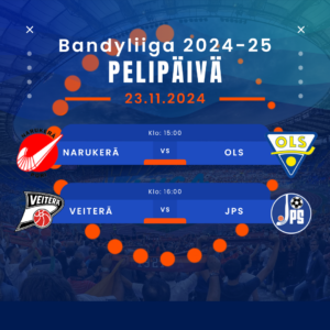 Tänään kaksi Bandyliigan ottelua