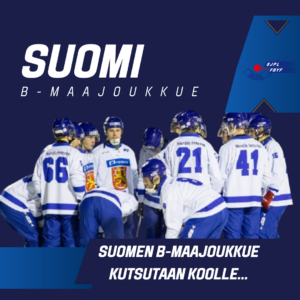 Suomen B-maajoukkue kasataan tauon jälkeen