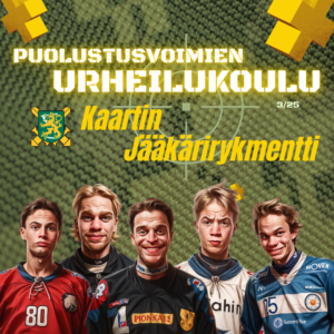 Jääpalloilijoita Puolustusvoimien Urheilukouluun