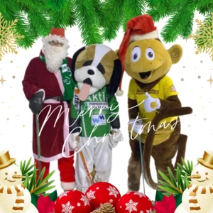 Porvoossa Joulupukki, Akilles-koira, ja Apsi Apina nähtiin yhdessä jäällä