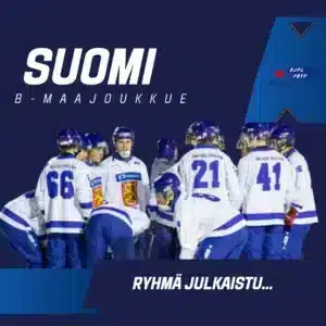 B-Maajoukkueen kokoonpano valittu