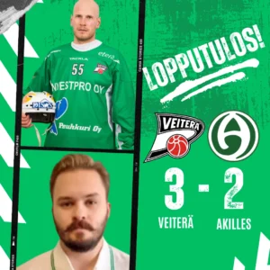 Kotivoitto – Veiterä ratkaisi lisä-ajalla