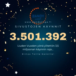 3,5 miljoonaa käyntiä sivustollamme rikkoutui