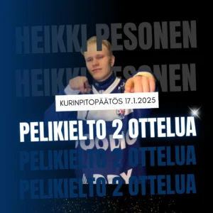 Kauden toinen pelikielto Bandyliigassa