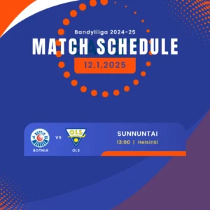 Sunnuntaina vielä yksi Bandyliigaottelu