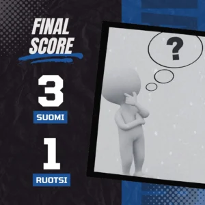 Porvoossa maaottelu Suomi vs Ruotsi päättyi 3-1