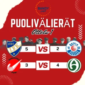 Ensimmäiset puolivälierät takana