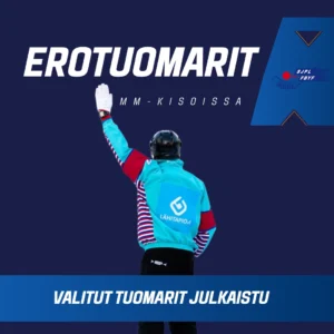 Suomen erotuomarit valittu MM-kisoihin