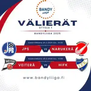 Välierät käyntiin illalla