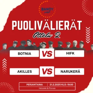 Kaksi joukkuetta selkä seinää vasten