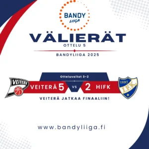 Veiterä vei viidennen ja matkasi Finaaliin