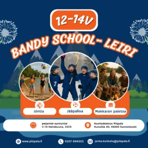 Ensimmäinen Bandy School -leiri Piispalaan heinäkuussa!