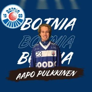 Aapo Pulkkinen jatkaa sinisissä