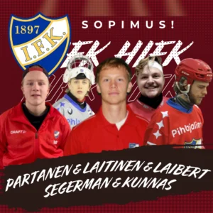 HIFK-Bandy solmi jatkosopimuksia