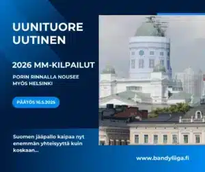 Pori ja Helsinki mukana nostamassa jääpalloa