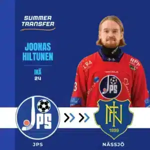 Joonas Hiltunen siirtyy Ruotsin jääpallokentille