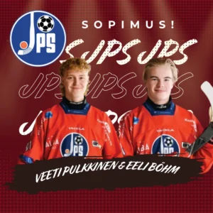Veeti Pulkkinen ja Eeli Böhm jatkavat JPS:n riveissä