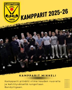 Kampparit jatkaa nuorella ja nälkäisellä ryhmällä