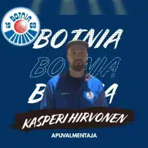 Kasperi Hirvonen Botnian apuvalmentajaksi