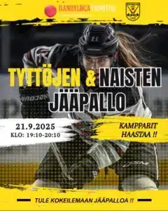 Tule kokeilemaan jääpalloa – naiset ja tytöt tervetuloa mukaan!