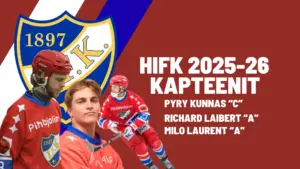 HIFK-Bandy nimitti uuden kapteeniston