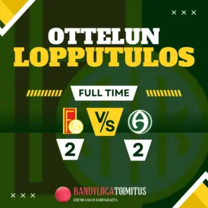Akilles loppuhetken osumalla tasuriin – Lopputulos 2-2