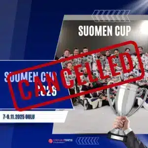 Suomen Cup – Peruutus!