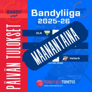 Sunnuntain otteluraportit julkaistaan maanantaina