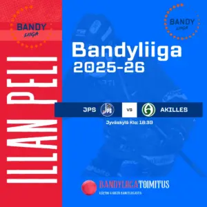 Illan Bandyliigapelinä JPS vs Akilles