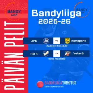 Tänään perjantaina kaksi huippuottelua