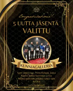 Jääpallon Kunniagalleriaan viisi uutta jäsentä