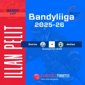 Bandyliiga jatkuu tänään