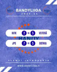 Ylemmän jatkosarjan sijoitukset ratkesivat