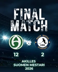 Akilles naisten Bandyliigan mestariksi