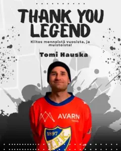 Tomi Hauska päätti upean uransa