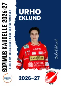 Urho Eklund jatkaa Narukerässä