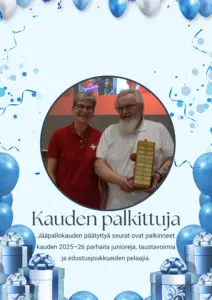 Eila & Matti Karjalaisille HIFK:n Vuoden Jymy -tunnustus