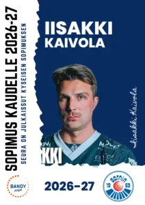 Iisakki Kaivola Botniaan 1+1-vuotisella sopimuksella