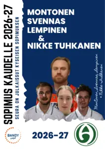 Akilles Bandy vahvistaa rivejään viisinkertaisella Suomen mestarilla
