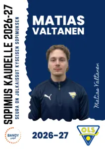 Matias Valtanen vahvistamaan OLS:n yläkertaa