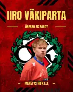 Iiro Väkiparta siirtyy Ruotsiin